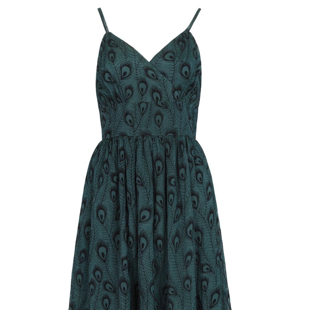 Voodoo Vixen Leah Peacock Dress